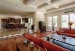 View of kitchen from family room