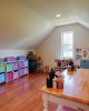 Kids playroom & office area over 4 car garage